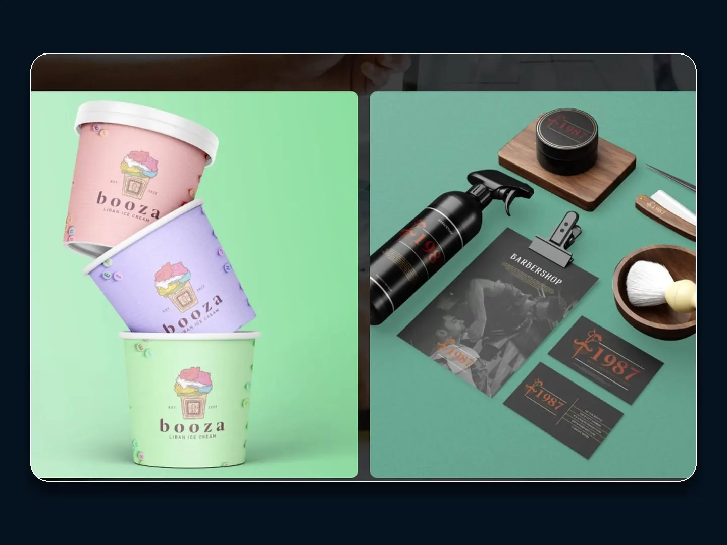 Branding portfolio page
