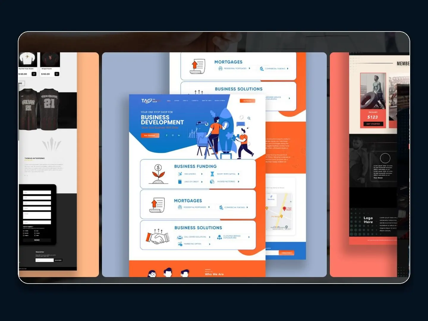 UI/UX portfolio page