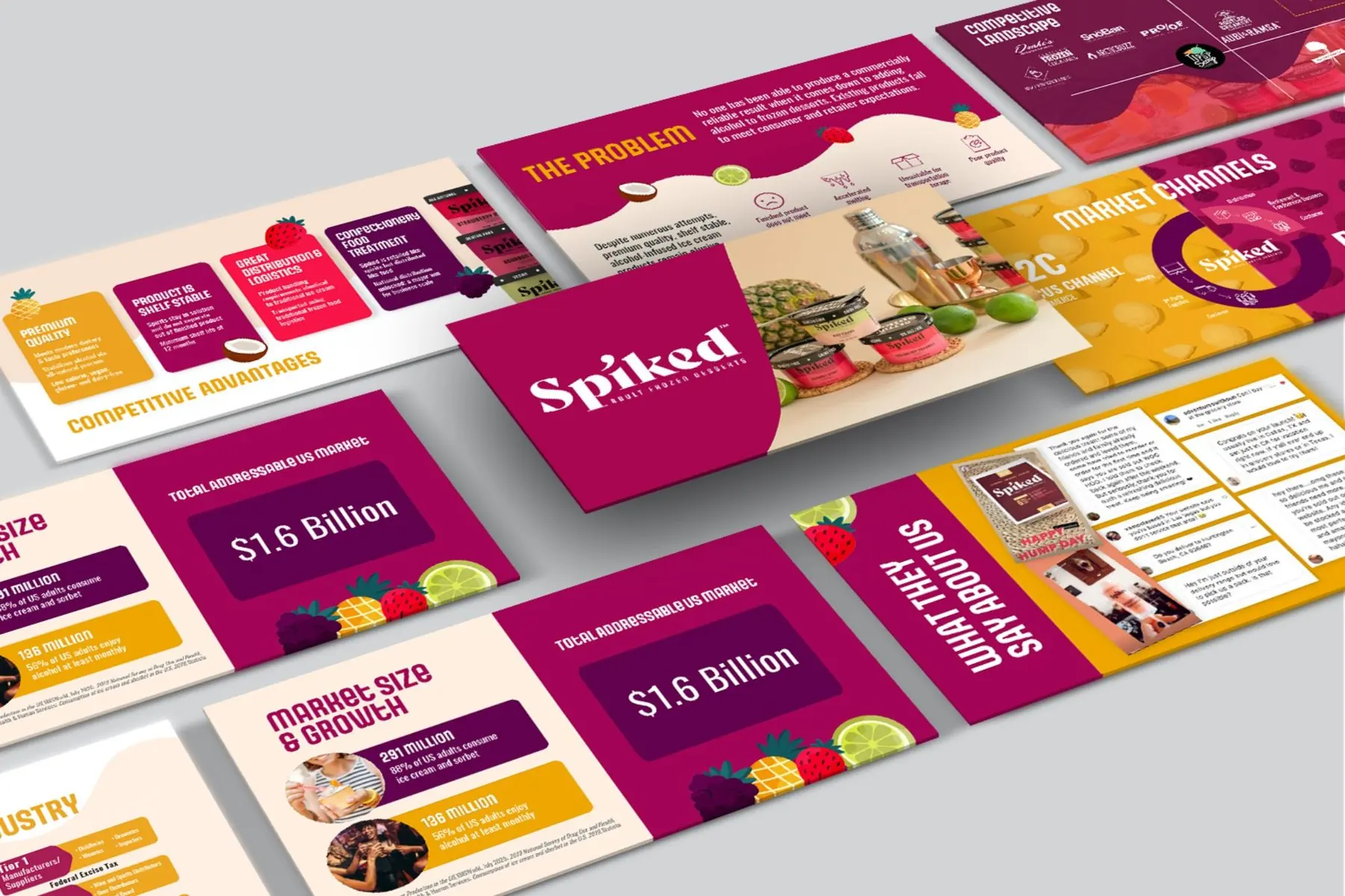 Spiked Pitch deck mockup
